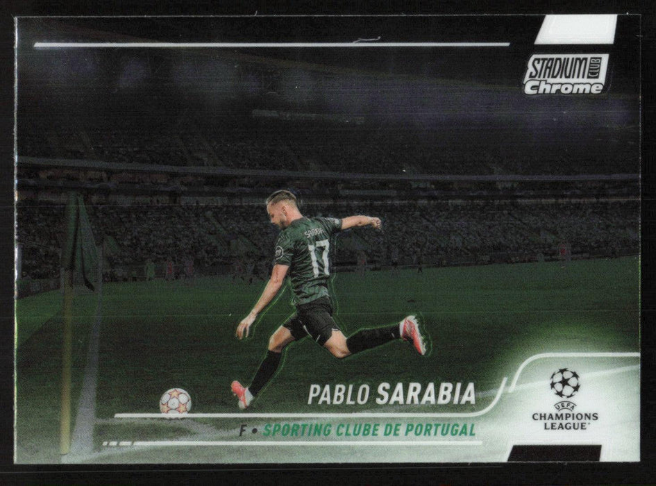 Pablo Sarabia 2021 Topps Stadium Club Chrome UEFA Champions League # 54 Sporting Clube de Portugal Base - Collectible Craze America