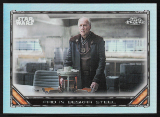 Paid in Beskar Steel 2022 Topps Chrome Star Wars Mandalorian # S1-14 Refractor - Collectible Craze America