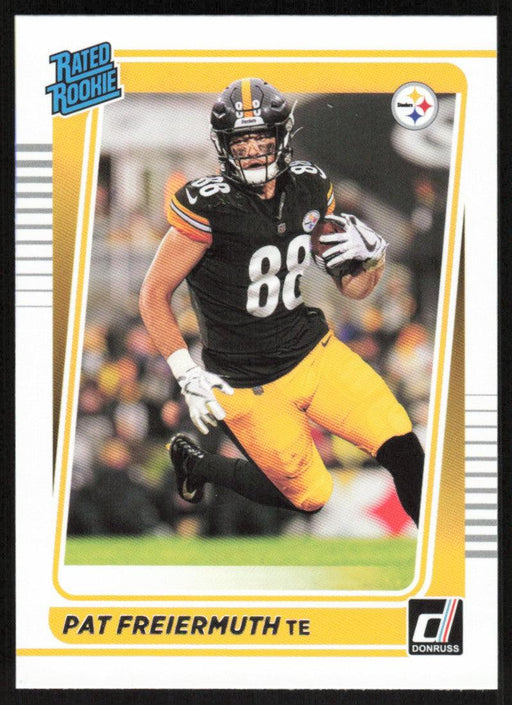 Pat Freiermuth 2021 Donruss Football # 281 RC Pittsburgh Steelers Rated Rookie Base - Collectible Craze America