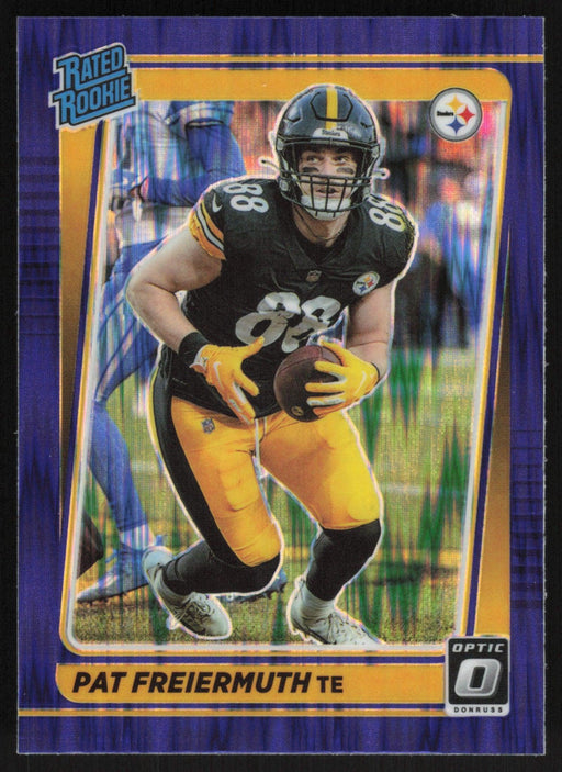 2021 Donruss Pat Freiermuth signed RC, Pittsburgh Steelers