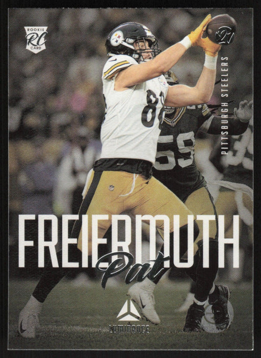 Pat Freiermuth 2021 Panini Chronicles Luminance # 222 RC Pittsburgh Steelers - Collectible Craze America