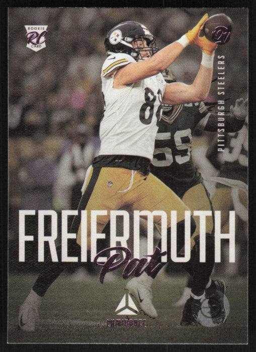 Pat Freiermuth 2021 Panini Chronicles Luminance # 224 RC Pink Pittsburgh Steelers - Collectible Craze America