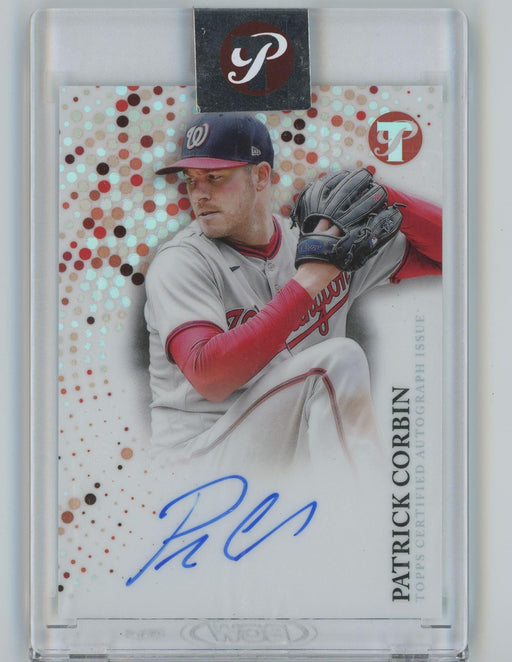 Patrick Corbin 2022 Topps Pristine # PA-PC Pristine Washington Nationals - Collectible Craze America