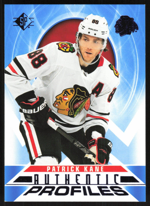 Patrick Kane 2020 SP Hockey Authentic Profiles # AP-16 Blue Chicago Blackhawks - Collectible Craze America