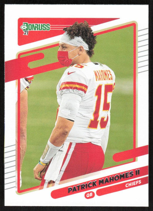 Patrick Mahomes II 2021 Donruss Football # 116 Kansas City Chiefs Image Variation Base - Collectible Craze America