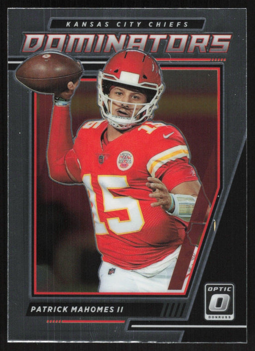 Patrick Mahomes II 2021 Donruss Optic Dominators # DM-PM Kansas City Chiefs - Collectible Craze America