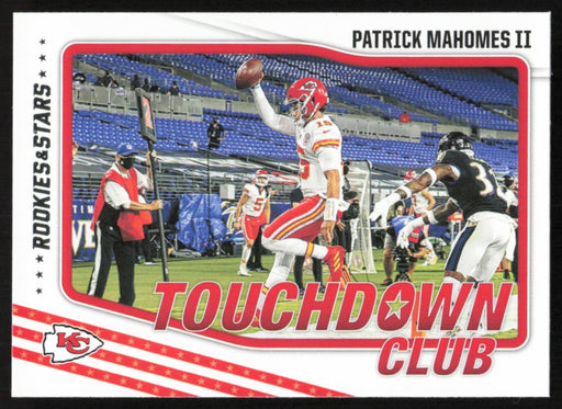 Patrick Mahomes II 2021 Panini Rookie & Stars # TDC-9 Touchdown Club Kansas City Chiefs - Collectible Craze America