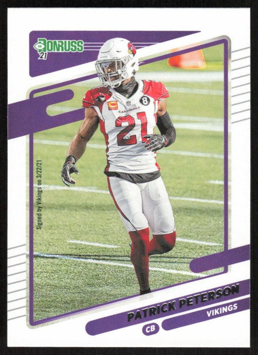 Patrick Peterson 2021 Donruss Football # 248 Minnesota Vikings Base - Collectible Craze America