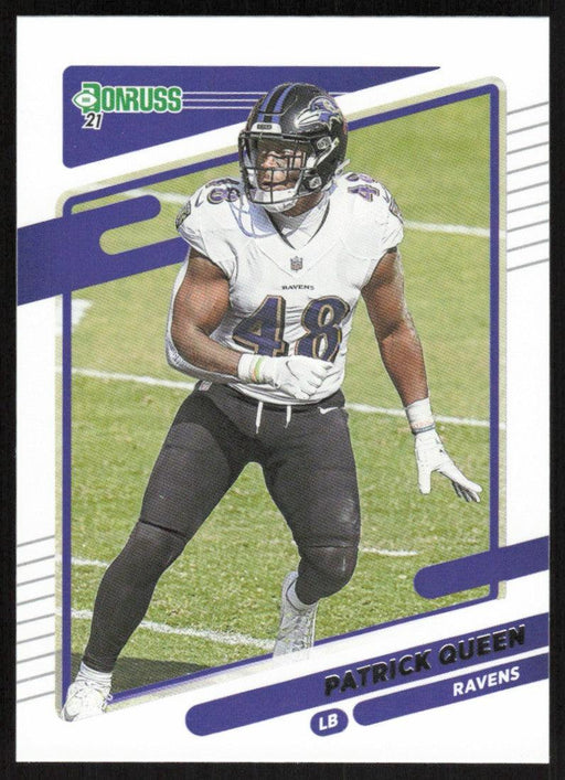 Patrick Queen 2021 Donruss Football # 242 Baltimore Ravens Base - Collectible Craze America