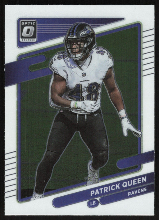 Patrick Queen 2021 Donruss Optic # 130 Baltimore Ravens - Collectible Craze America