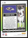 Patrick Queen 2022 Panini Score Football # 186 Base Baltimore Ravens - Collectible Craze America
