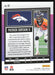 Patrick Surtain II 2022 Panini Score Football # 82 Base Denver Broncos - Collectible Craze America