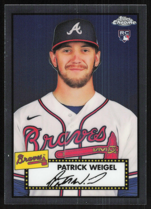 Patrick Weigel 2021 Topps Chrome Platinum Anniversary # 105 RC Atlanta Braves - Collectible Craze America