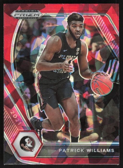 Patrick Williams 2021 Panini Prizm Draft Picks # 47 Red Ice Prizm Florida State Seminoles - Collectible Craze America