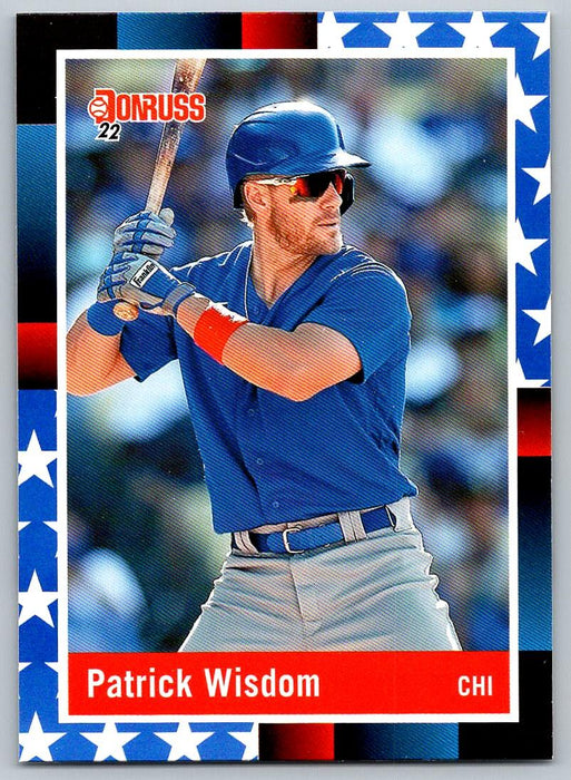 Patrick Wisdom 2022 Donruss Baseball # 273 Independence Day Chicago Cubs - Collectible Craze America