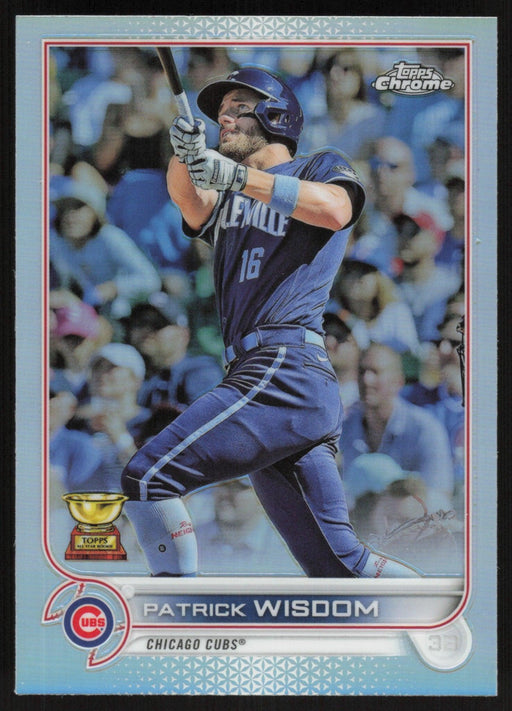 Patrick Wisdom 2022 Topps Chrome Baseball # 198 Refractor Chicago Cubs - Collectible Craze America