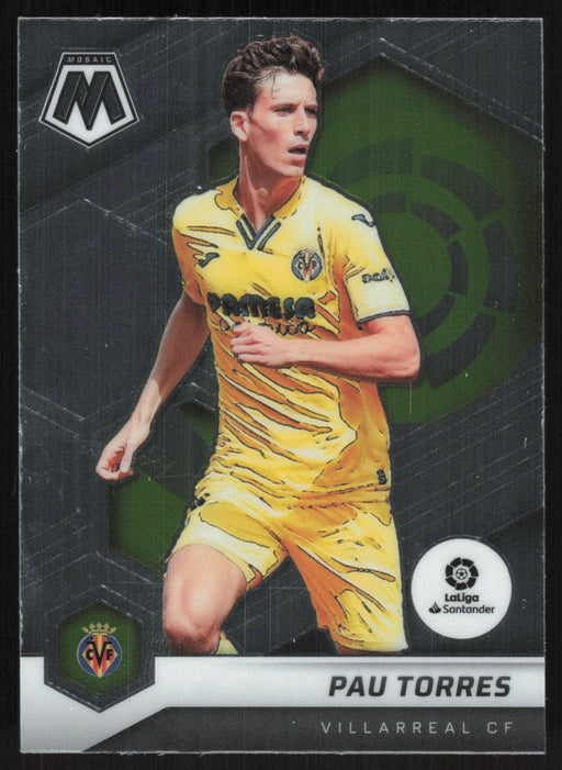 Pau Torres 2021 Panini Mosaic La Liga # 96 Villarreal CF Base - Collectible Craze America