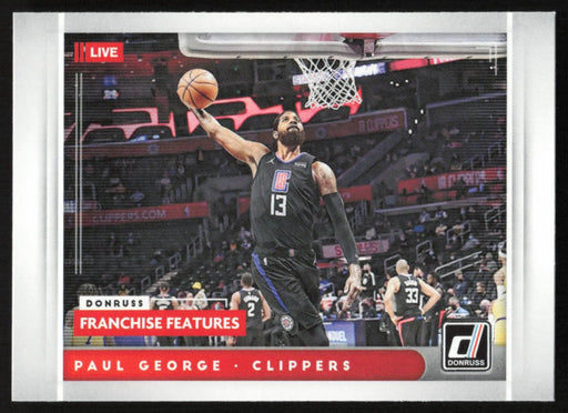 Paul George 2021 Donruss Franchise Features # 10 Los Angeles Clippers - Collectible Craze America