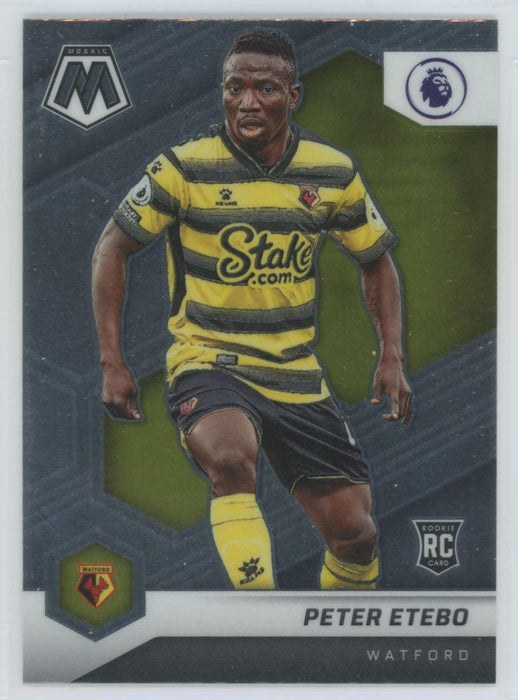 Peter Etebo 2021 Panini Mosaic Premier League # 49 RC Watford - Collectible Craze America