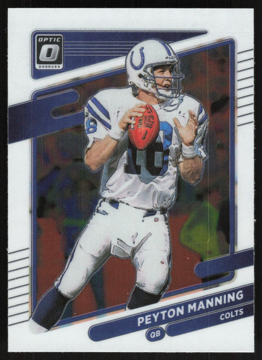 Peyton Manning 2021 Donruss Optic # 113 Indianapolis Colts - Collectible Craze America