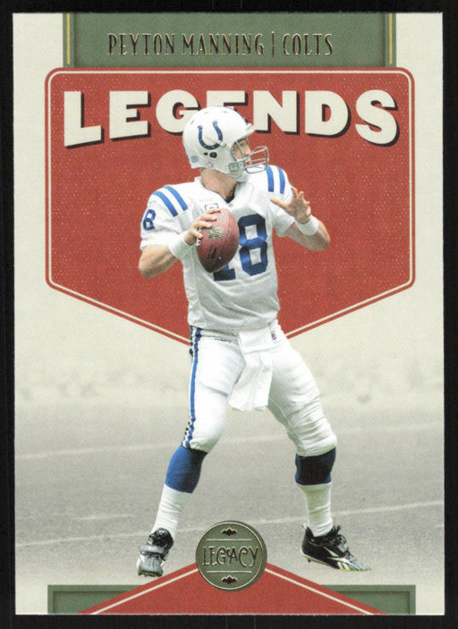 Peyton Manning 2022 Panini Legacy Legends # 101 Indianapolis Colts Base - Collectible Craze America