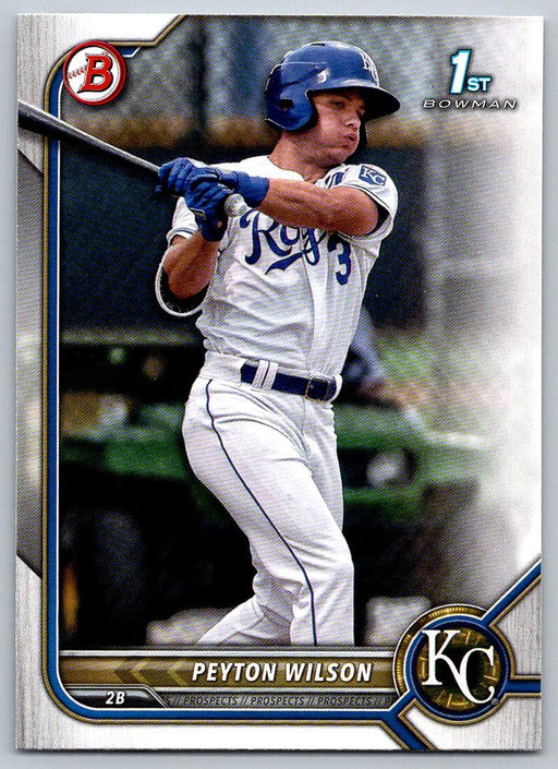 Peyton Wilson 2022 Bowman Prospects # BP-85 1st Bowman Kansas City Royals - Collectible Craze America