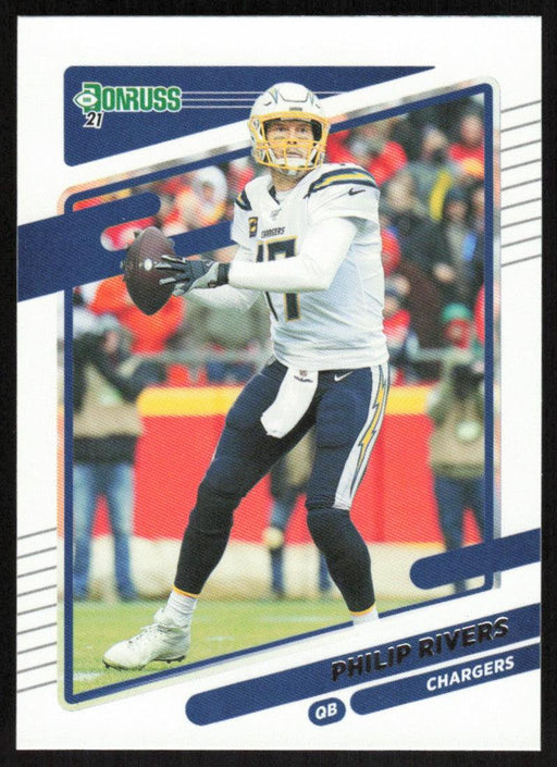 Philip Rivers 2021 Donruss Football # 71 Los Angeles Chargers Base - Collectible Craze America