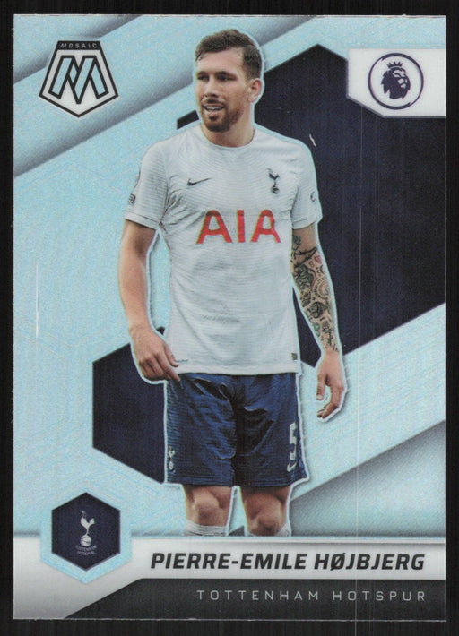 Pierre-Emile Hojbjerg 2021 Panini Mosaic Premier League # 109 Silver Prizm Tottenham Hotspur - Collectible Craze America