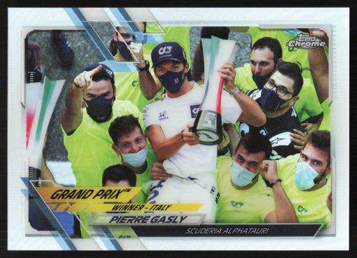 Pierre Gasly 2021 Topps Chrome Formula 1 # 145 Refractor - Collectible Craze America