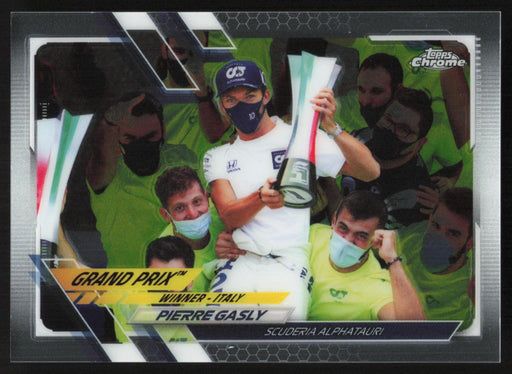 Pierre Gasly 2021 Topps Chrome Formula 1 # 145 Scuderia AlphaTauri - Collectible Craze America