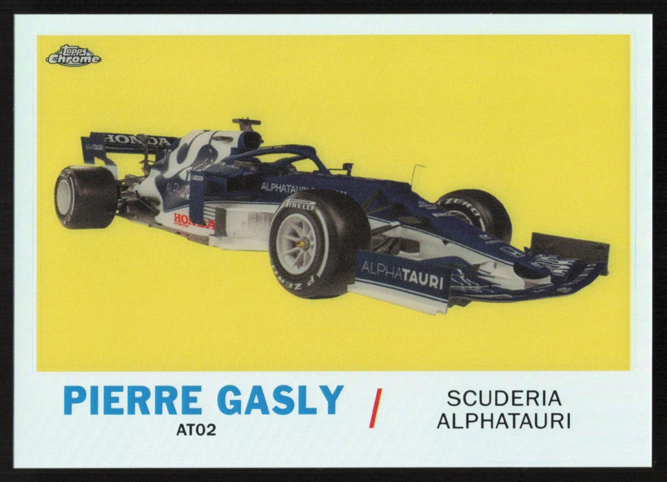 Pierre Gasly 2021 Topps Chrome Formula 1 1961 Topps Sports Cars # T61-PG Insert - Collectible Craze America