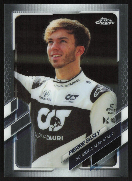 Pierre Gasly 2021 Topps Chrome Formula 1 # 30 Scuderia AlphaTauri - Collectible Craze America