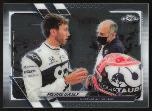 Pierre Gasly 2021 Topps Chrome Formula 1 # 36 Scuderia AlphaTauri - Collectible Craze America