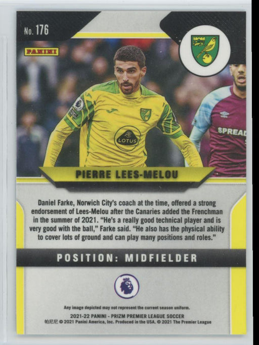 Pierre Lees-Melou 2021 Panini Prizm Premier League Soccer # 176 RC - Collectible Craze America