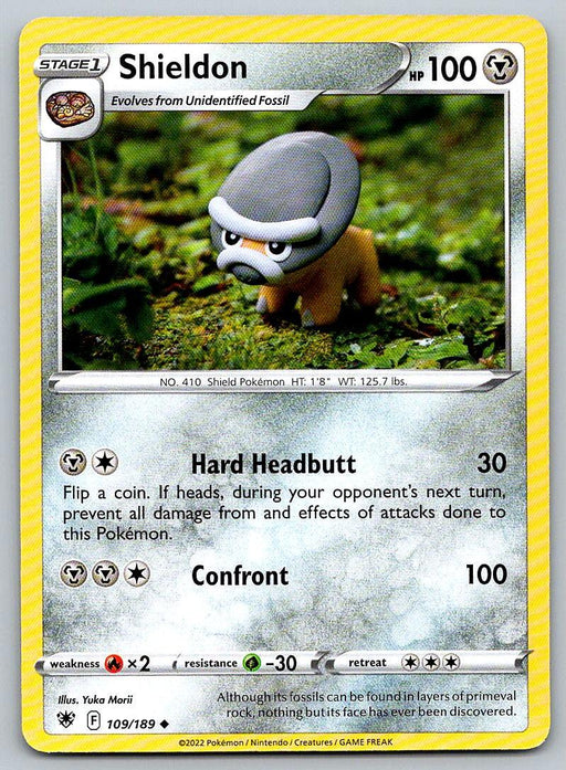 Pokemon Sword & Shield Astral Radiance 109/189 Shieldon - Collectible Craze America