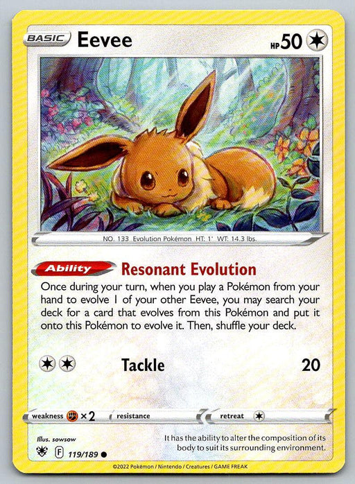 Pokemon Sword & Shield Astral Radiance 119/189 Eevee - Collectible Craze America