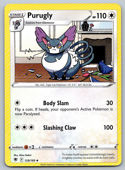 Pokemon Sword & Shield Astral Radiance 128/189 Purugly - Collectible Craze America