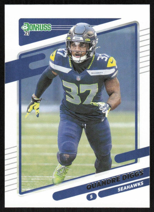 Quandre Diggs 2021 Donruss Football # 33 Seattle Seahawks Base - Collectible Craze America