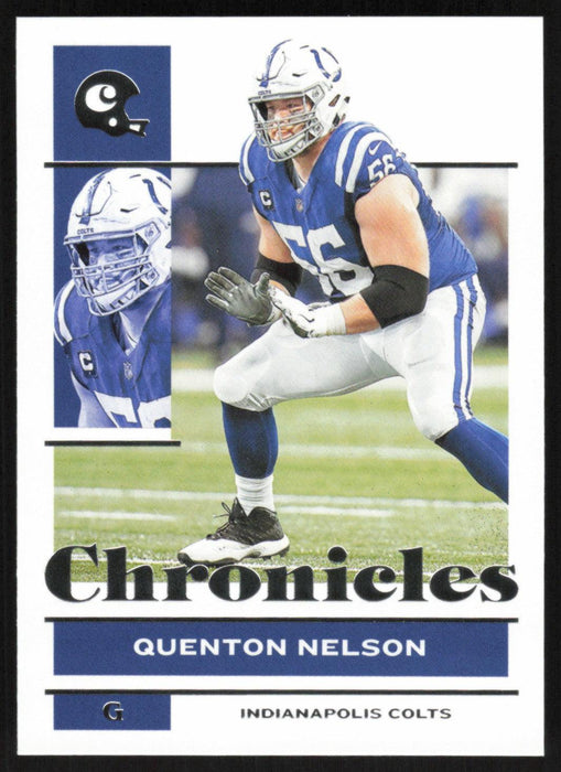 Quenton Nelson 2021 Panini Chronicles # 43 Indianapolis Colts Base - Collectible Craze America