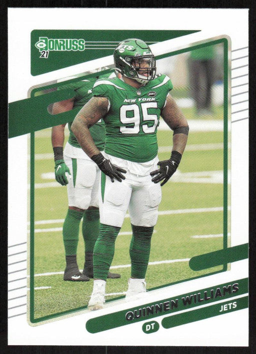 Quinnen Williams 2021 Donruss Football # 41 New York Jets Base - Collectible Craze America
