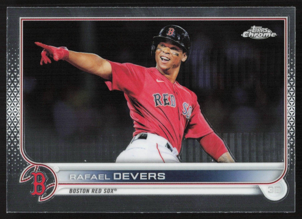 Rafael Devers 2022 Topps Chrome Baseball # 171 Boston Red Sox Base - Collectible Craze America