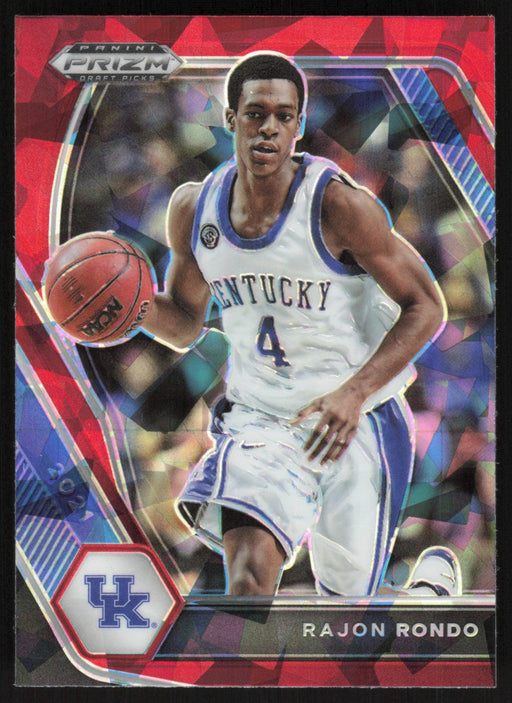 Rajon Rondo 2021 Panini Prizm Draft Picks # 97 Red Ice Prizm Kentucky Wildcats - Collectible Craze America