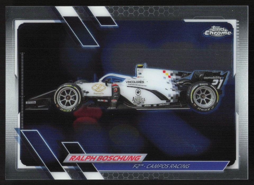 Ralph Boschung 2021 Topps Chrome Formula 1 # 122 F2 - Campos Racing - Collectible Craze America