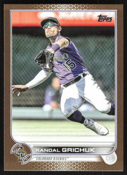 Randal Grichuk 2022 Topps Update # US27 Gold 1254/2022 Colorado Rockies - Collectible Craze America
