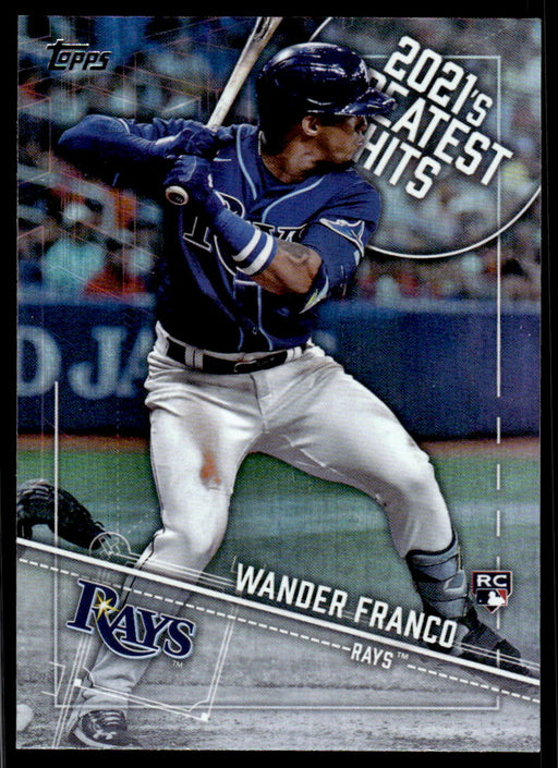 Wander Franco 2022 Topps Series 1 Greatest Hits Front of Card