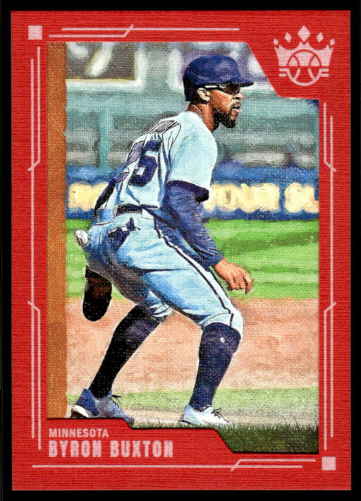 Byron Buxton 2022 Panini Diamond Kings Red Frame Front of Card