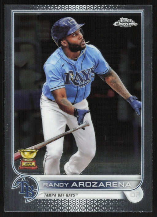 Randy Arozarena 2022 Topps Chrome Baseball # 161 Tampa Bay Rays Base - Collectible Craze America