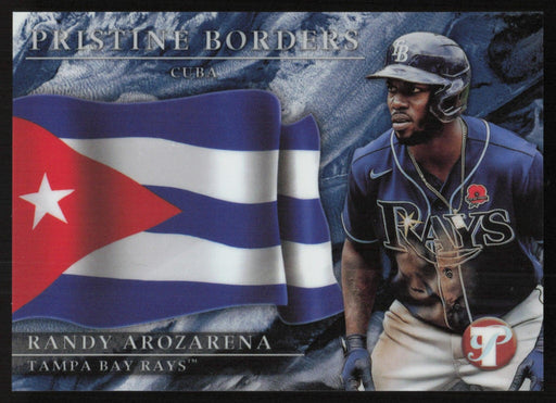 Randy Arozarena 2022 Topps Pristine # PB-17 Pristine Borders Insert Tampa Bay Rays - Collectible Craze America