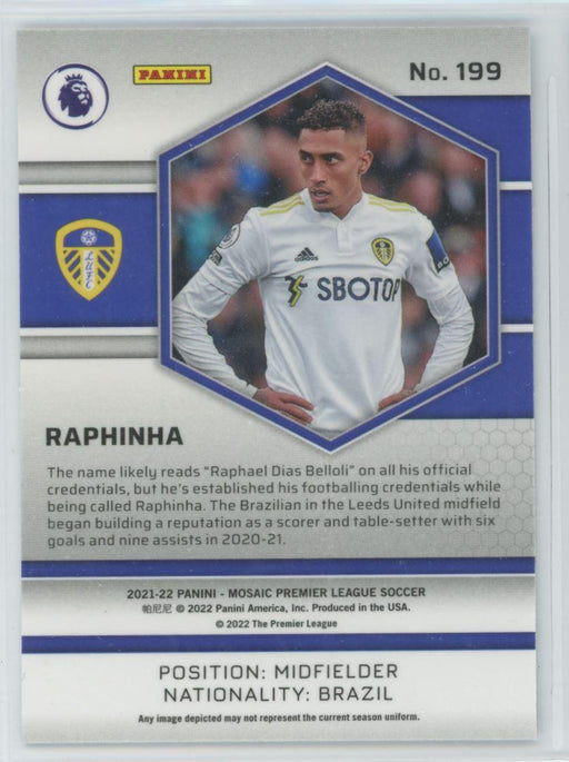 Raphina 2021 Panini Mosaic Premier League # 199 Leeds United - Collectible Craze America