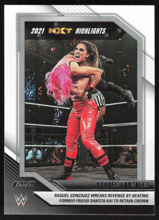 Raquel Rodriguez 2022 Panini WWE NXT # 25 2021 NXT Highlights NXT - Collectible Craze America